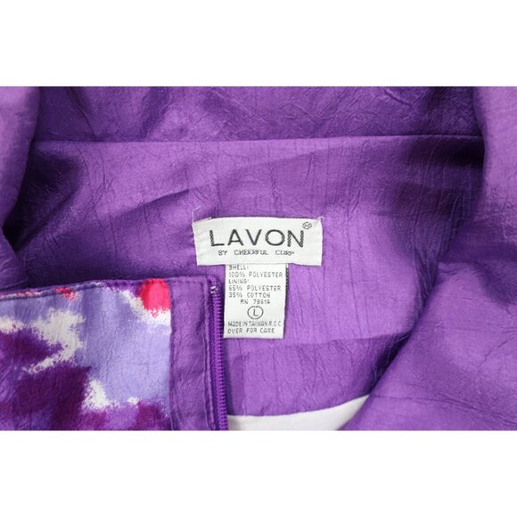 Vtg 90s Streetwear Womens Large Abstract 2 Piece Windbreaker Track Suit Joggers - Picture 5 of 16
